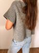 Sweter narzutka ręcznie robiony