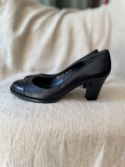 Klasyczne czarne czółenka na średnim obcasie ByBilli Bim r.36