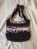 Śliczna szydełkowana torebka